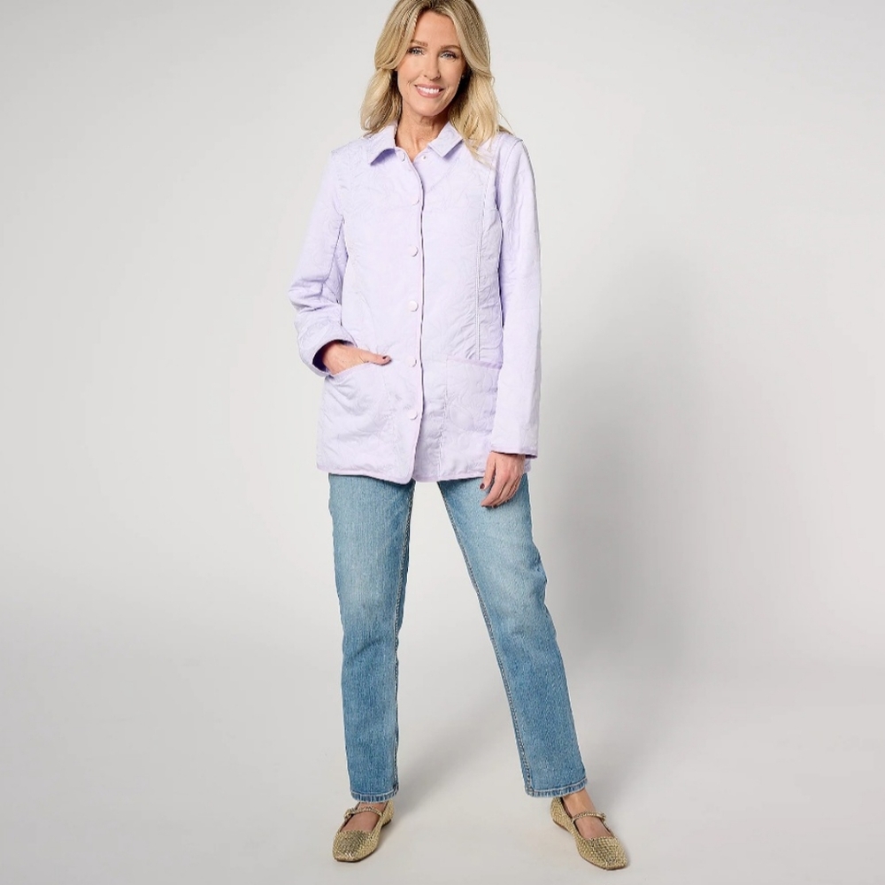 Joan Rivers Quilted Casual Jacket Size M NWOT
